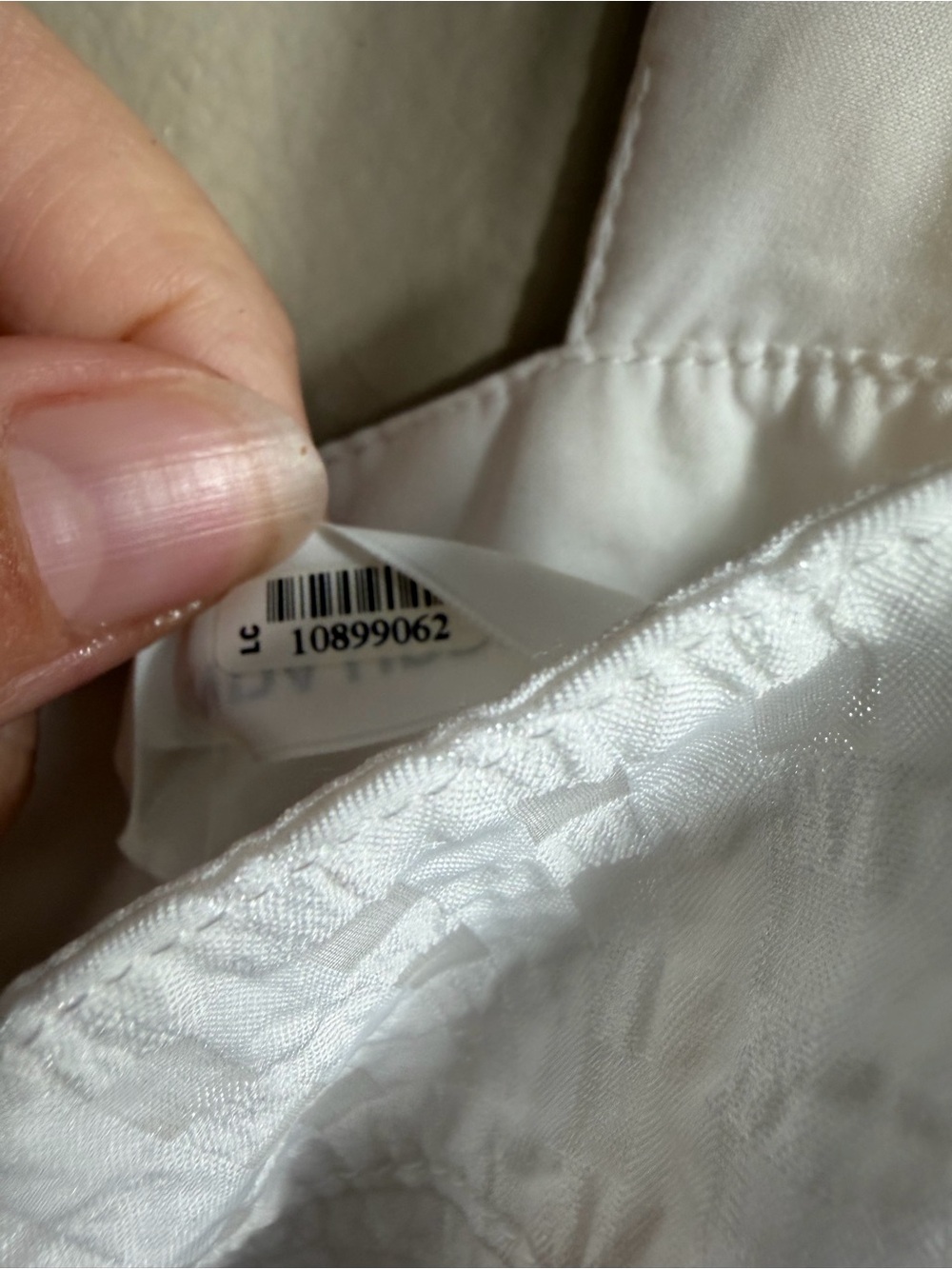 Amanda Uprichard White Textured Fit Flare Mini Dress Size P - Picture 3 of 8